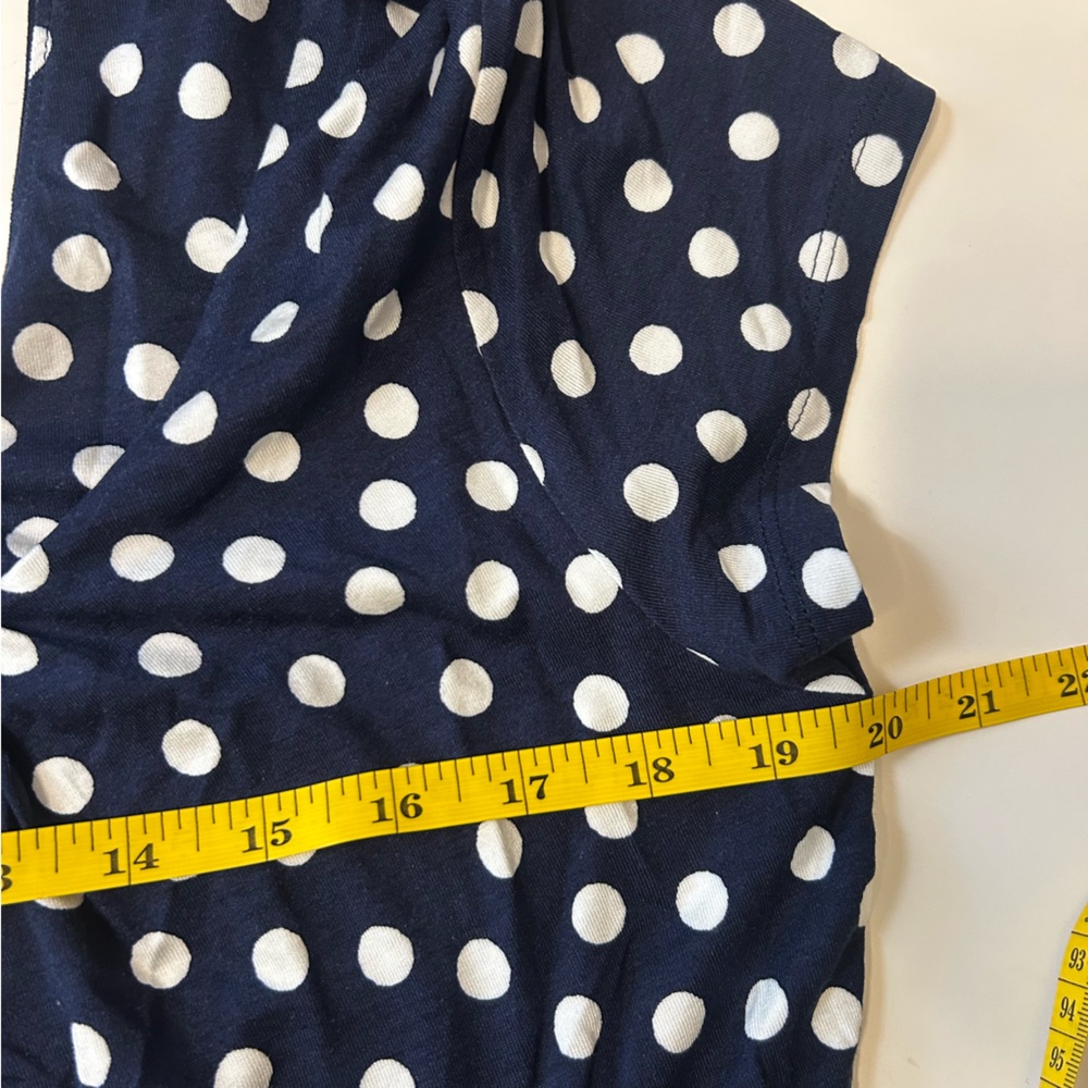 Boden Samantha Scoop Jersey Dress
French Navy, Painted Dot (size 14) - Picture 8 of 8